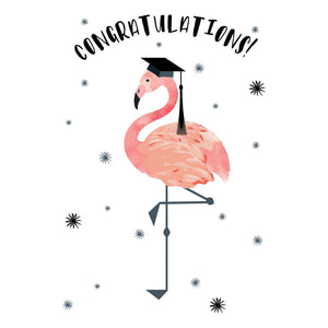 Flamingo Graduation Card - Cardmore