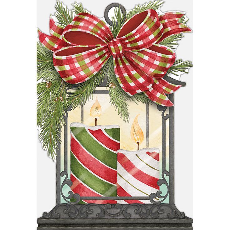 Christmas Lantern Christmas Card From us