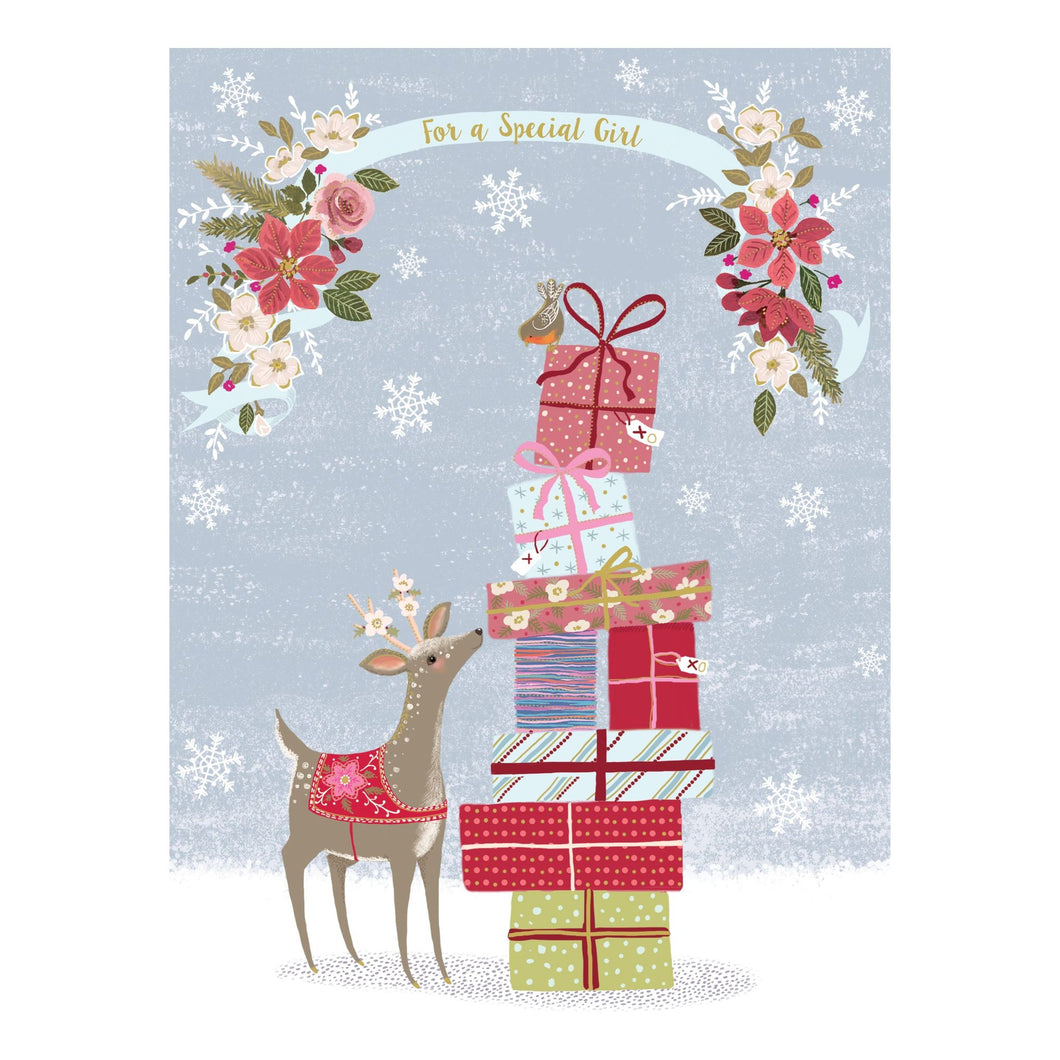 For a special girl - Christmas Card - Special Girl - Cardmore