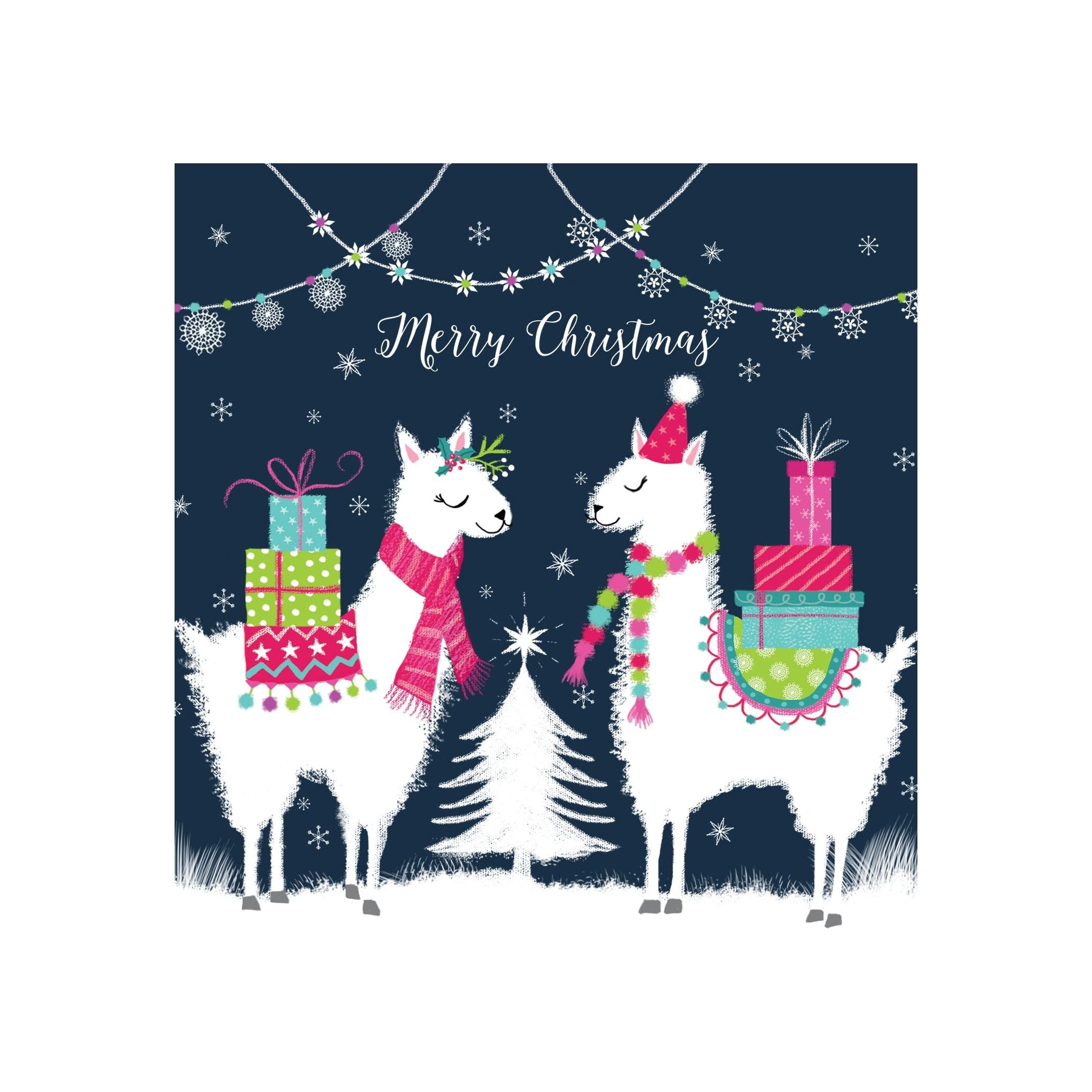 Alpaca Christmas - Christmas Card - To both - Cardmore