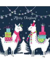 Alpaca Christmas - Christmas Card - To both - Cardmore