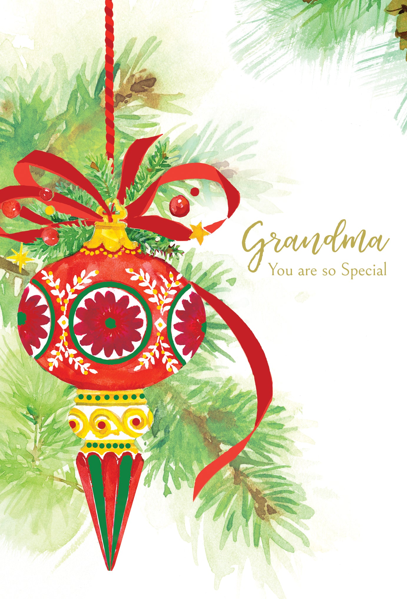 Grandmother Christmas tree ornaments - Christmas Card - Cardmore