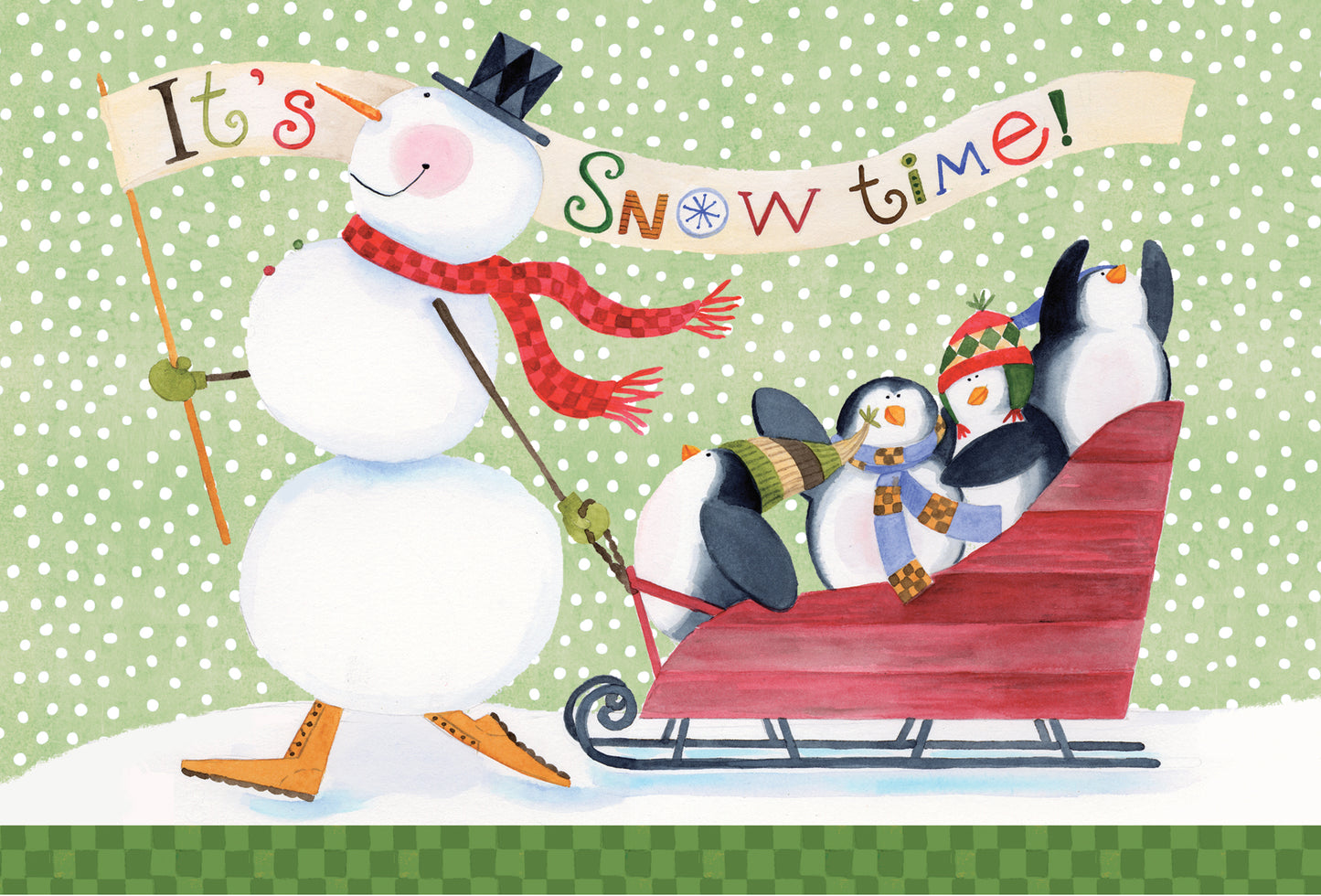 It's Snow Time! - Christmas Card - Cardmore
