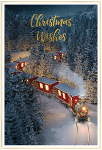 Nighttime Express Christmas Card - Cardmore