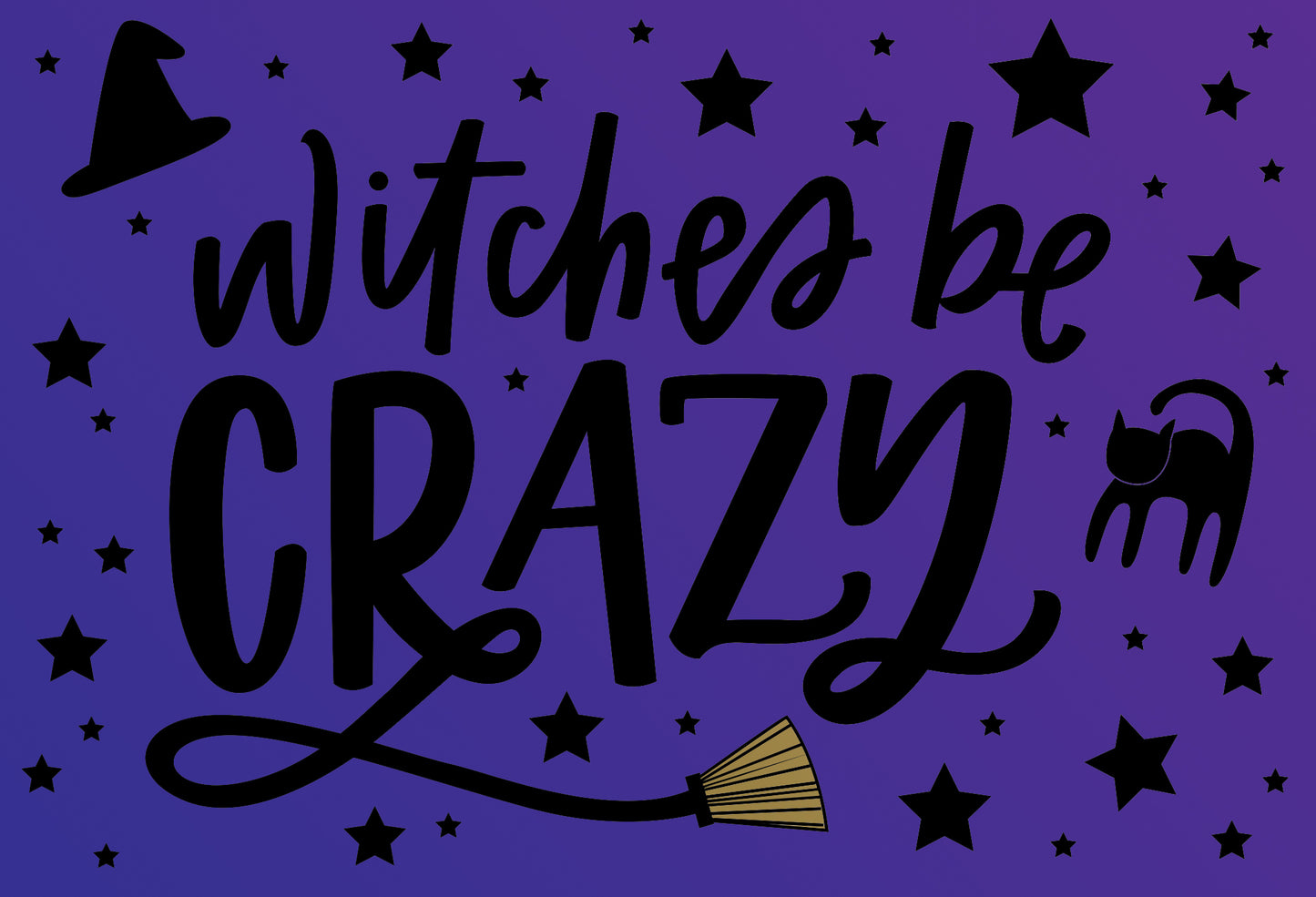 Witches be Crazy Halloween Card - Cardmore
