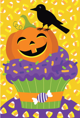Halloween Cupcake Halloween Card - Cardmore