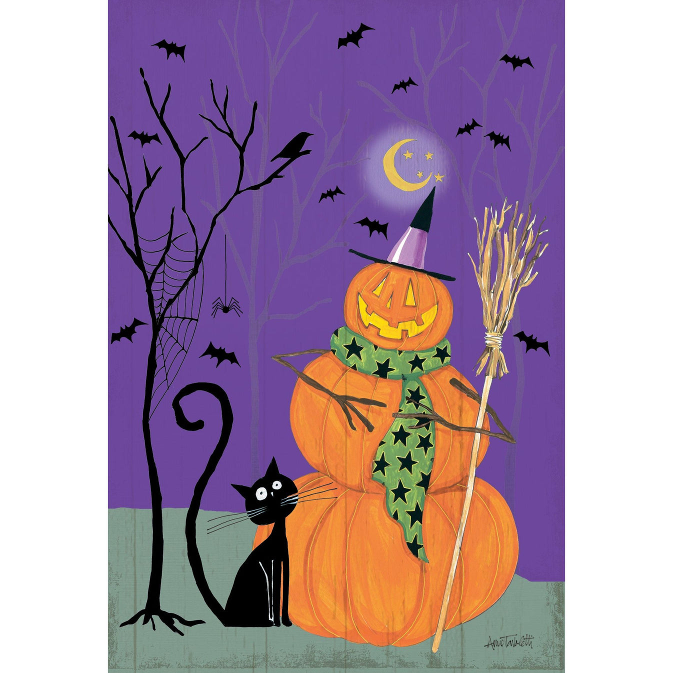 Jack Stack & Black Cat purrfectly wicked Halloween Card Cardmore