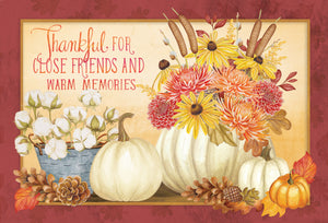 Warm Memories - Thanksgiving card - Cardmore