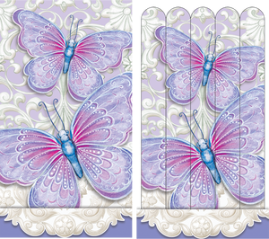 Purple Butterfly Emery board - Sienna's Garden - Cardmore