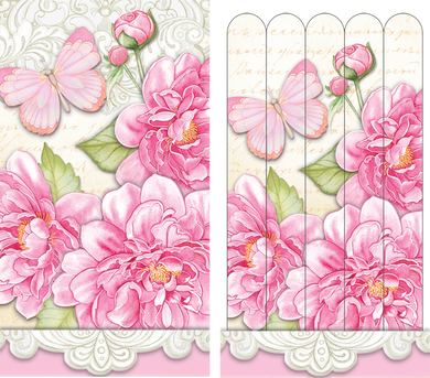 Pink Butterfly Emery board - Sienna's Garden - Cardmore