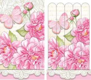 Pink Butterfly Emery board - Sienna's Garden - Cardmore