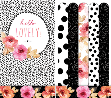 Hello Lovely - Emery boards - Sara Miller - Cardmore