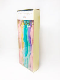 Pastel Rainbow Tassel Banner