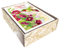 Hummingbird Boxed Thank You Notes - Cardmore