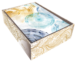 Circle Blues Blank Boxed Notes - Cardmore