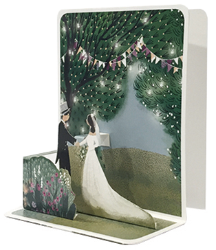 Wedding Pop-up Small 3D Card - Cardmore