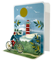 Lighthouse Pop-up Small 3D Card - Cardmore