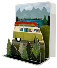 Camper Pop-up Small 3D Card - Cardmore