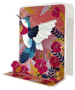 Hummingbird Pop-up Small 3D Card - Cardmore