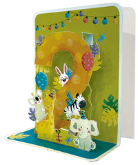 2nd Birthday Pop-up Small 3D Card - Cardmore
