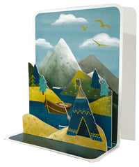 Mountain Pop-up Small 3D Card - Cardmore