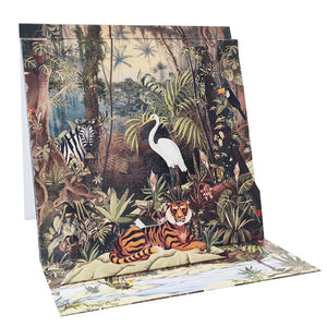 Jungle Tiger Pop-up Grande 3D Card