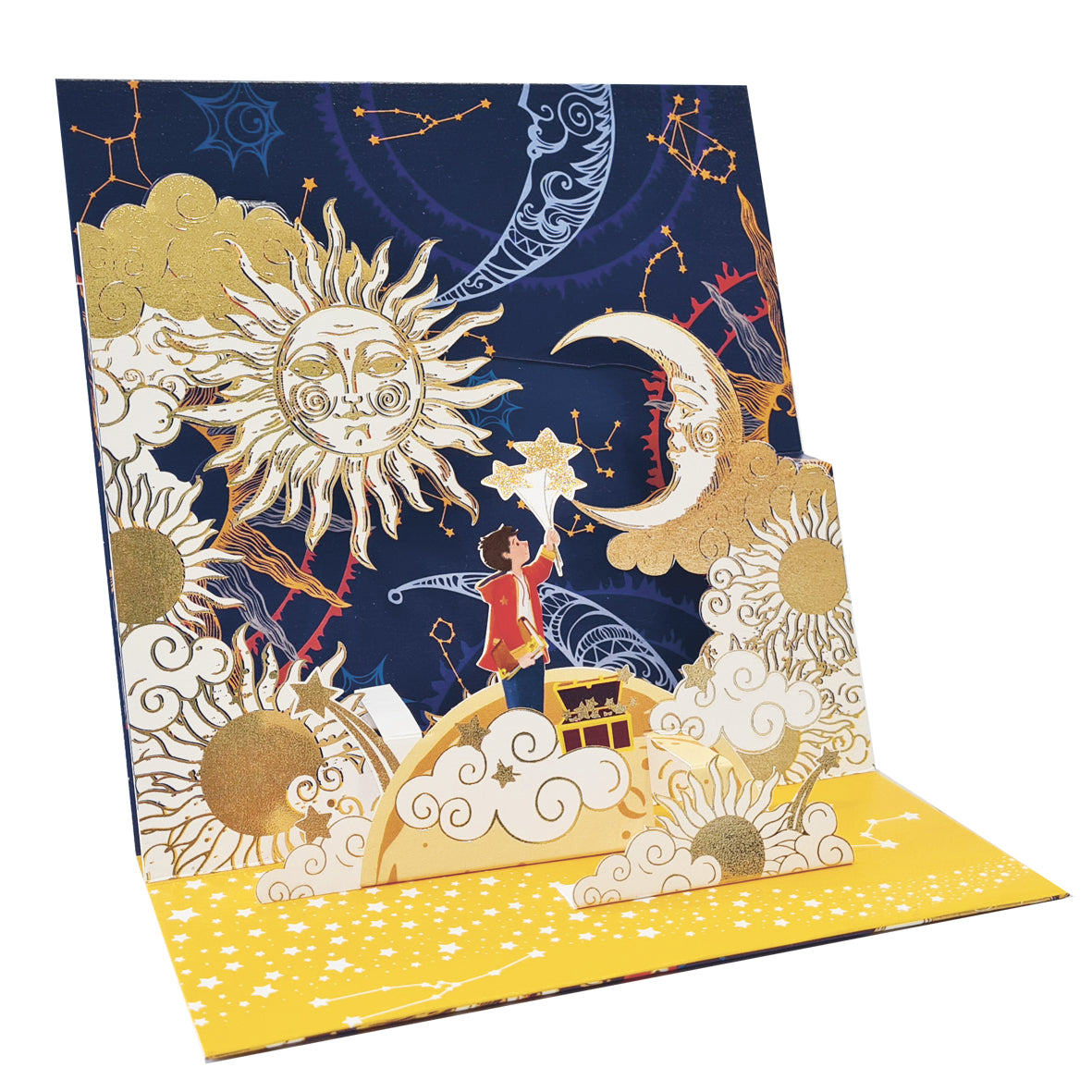 Sun & Moon Pop-up Large 3D Card