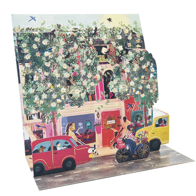 Car & Bike Pop-up Grande 3D Card