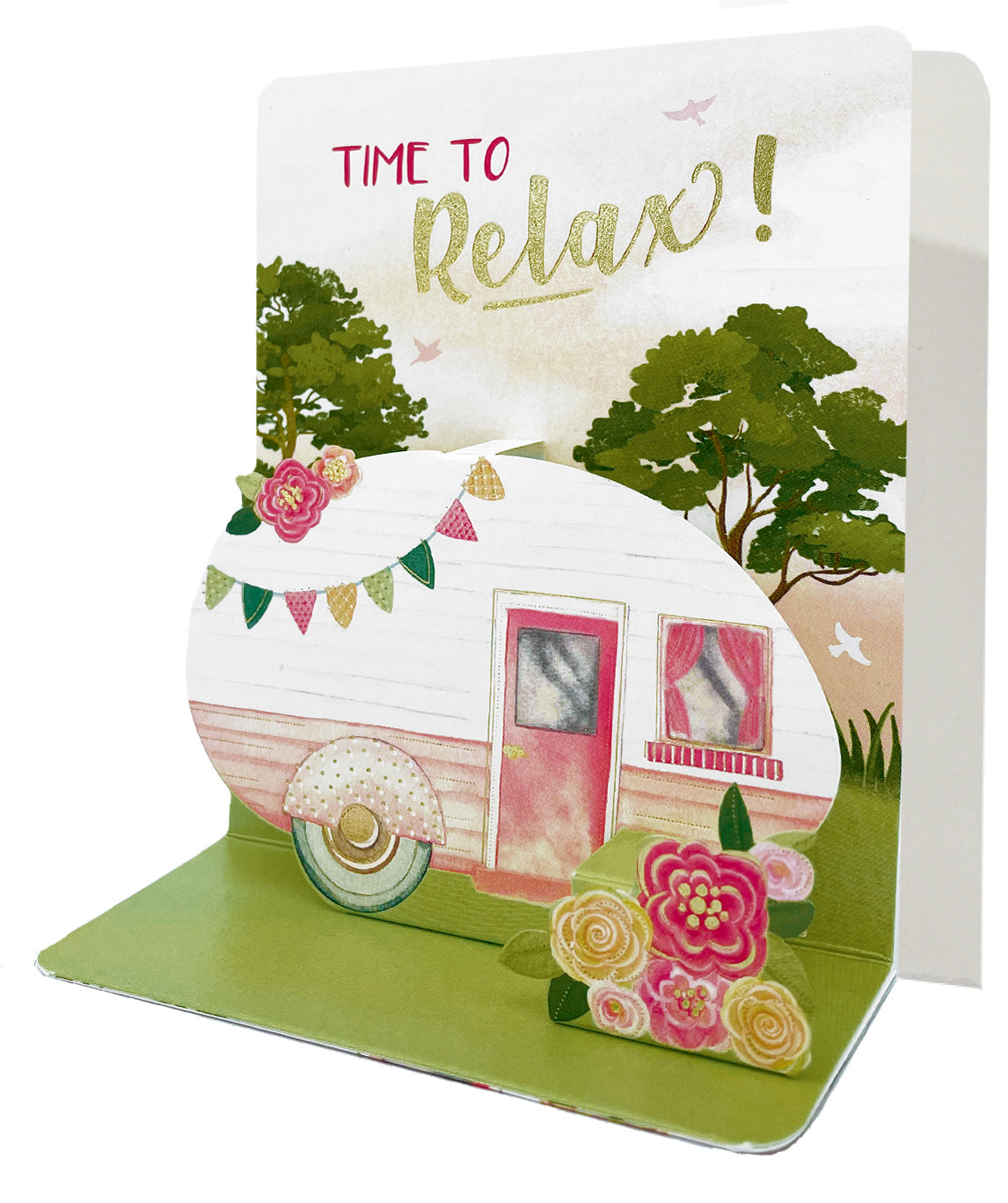 Trailer Pop-up Small 3D Card