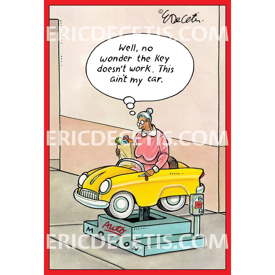 Birthday Card Eric Decetis Ain't My Car 30252 - Cardmore