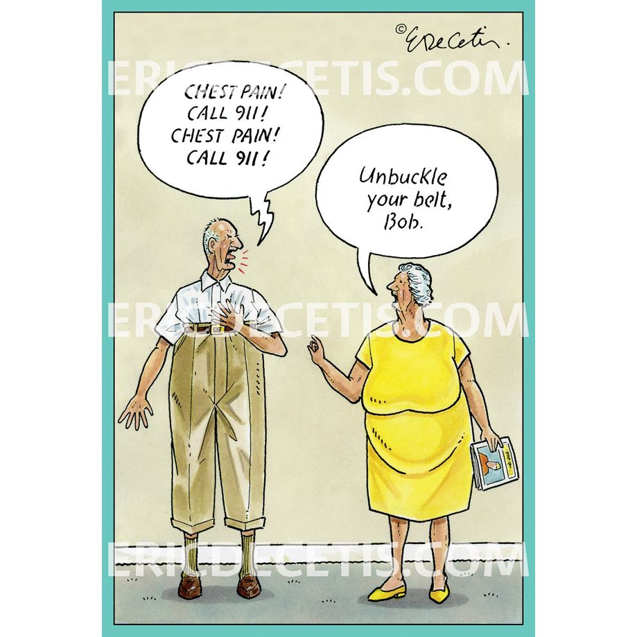 Birthday Card Eric Decetis Chest Pain 30324 - Cardmore