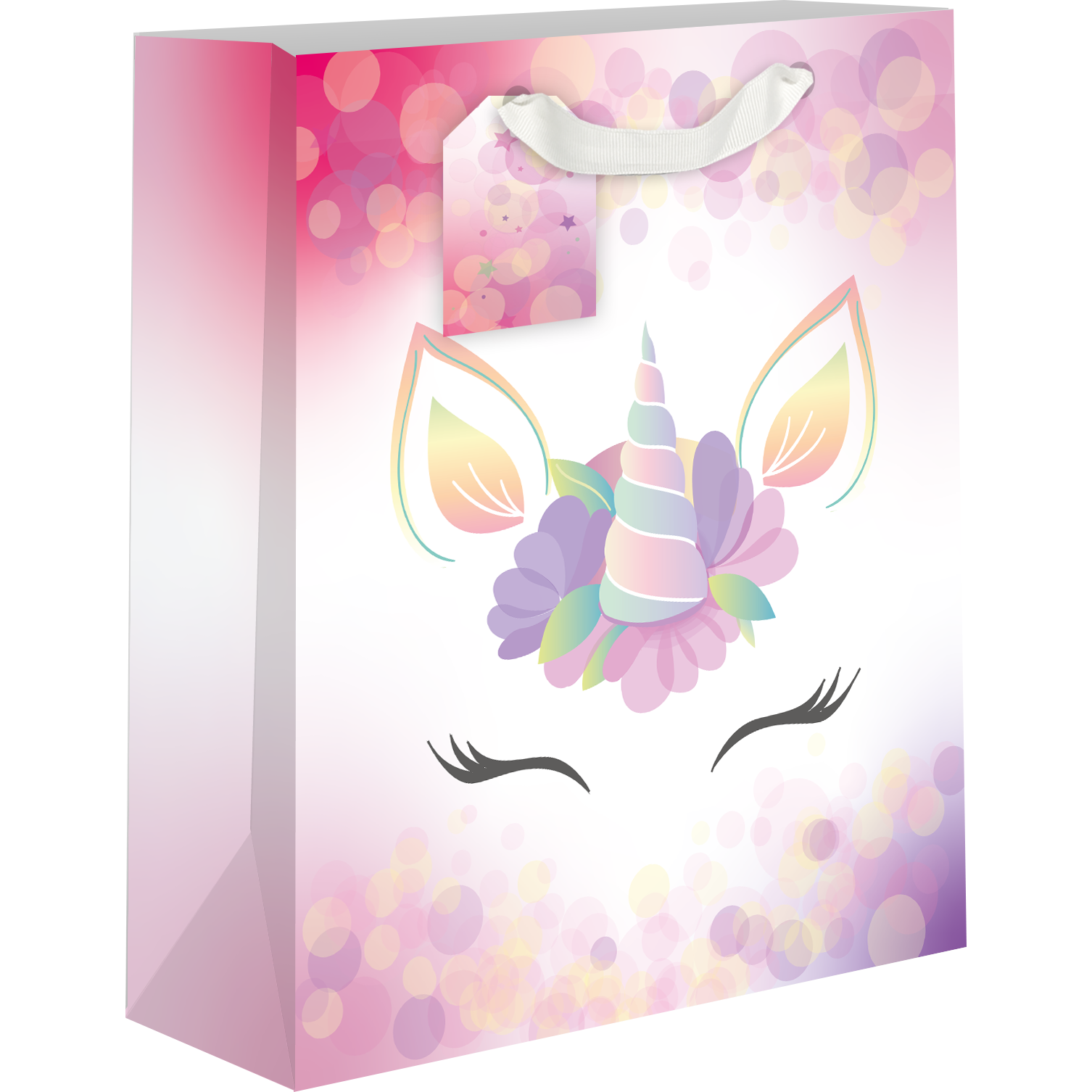 Pink Unicorn Medium Gift Bag - Cardmore