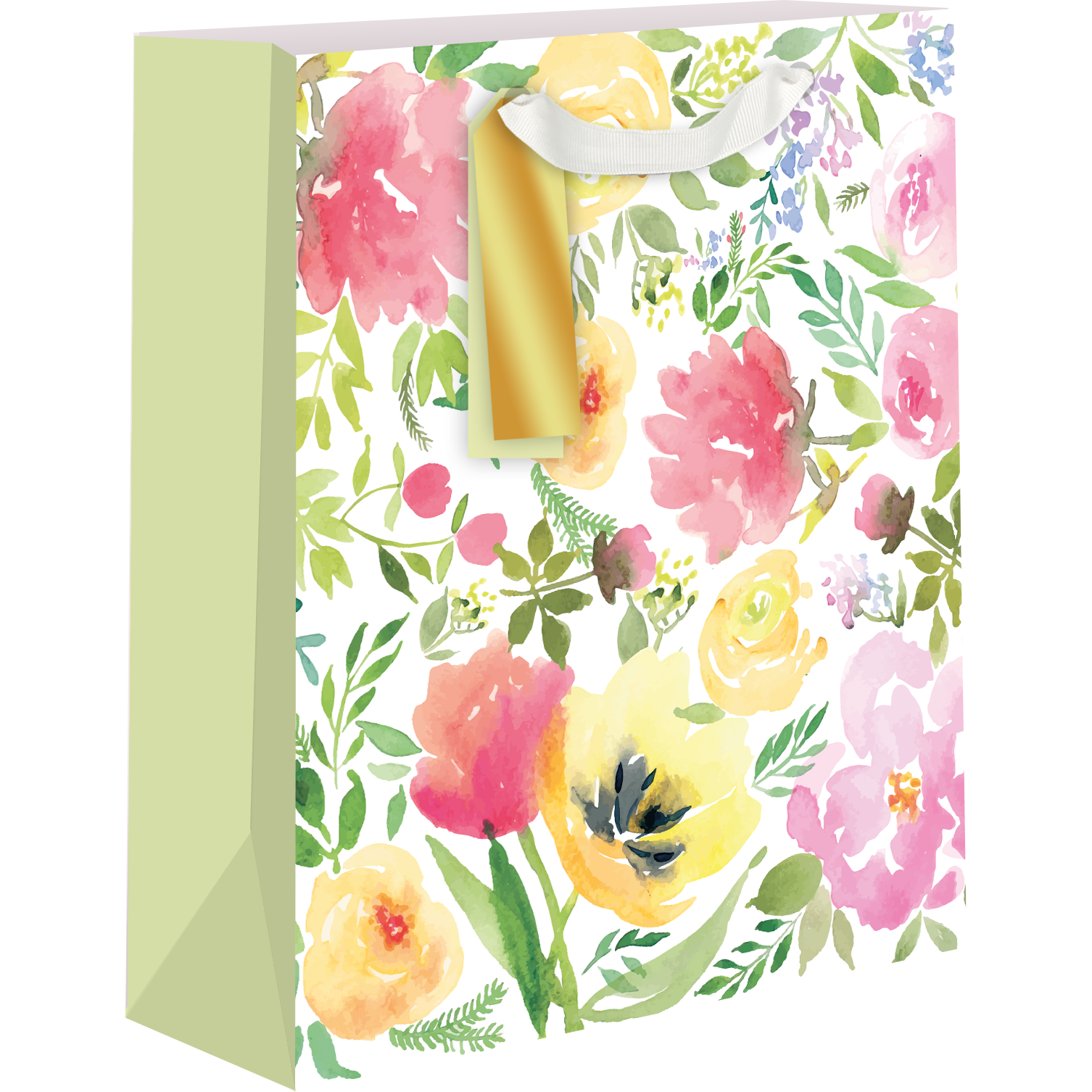 Spring Floral Medium Gift Bag - Cardmore