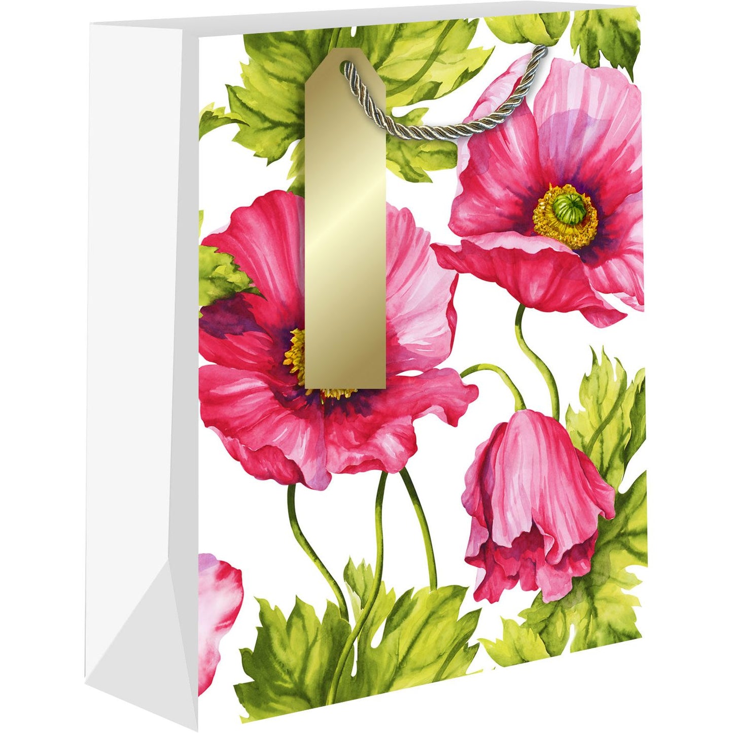 Pink Poppies Small Gift Bag