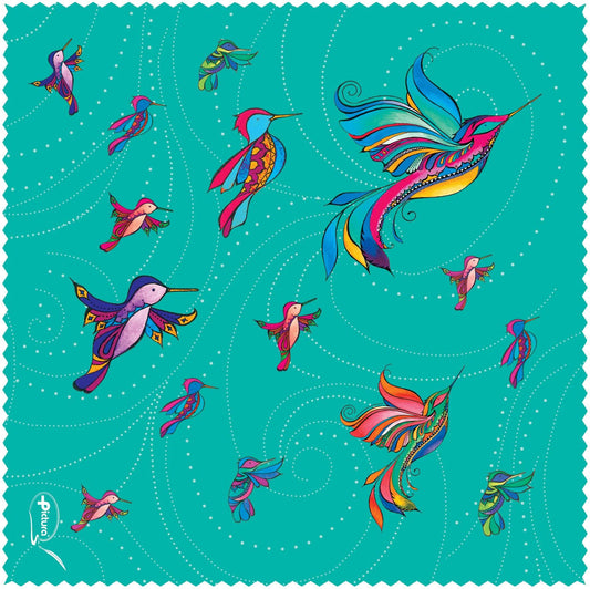 Pictura Hummingbird Smart Cloth, lightweight innovative smart cloth with hummingbird pattern, suitable for modern wearable technology.