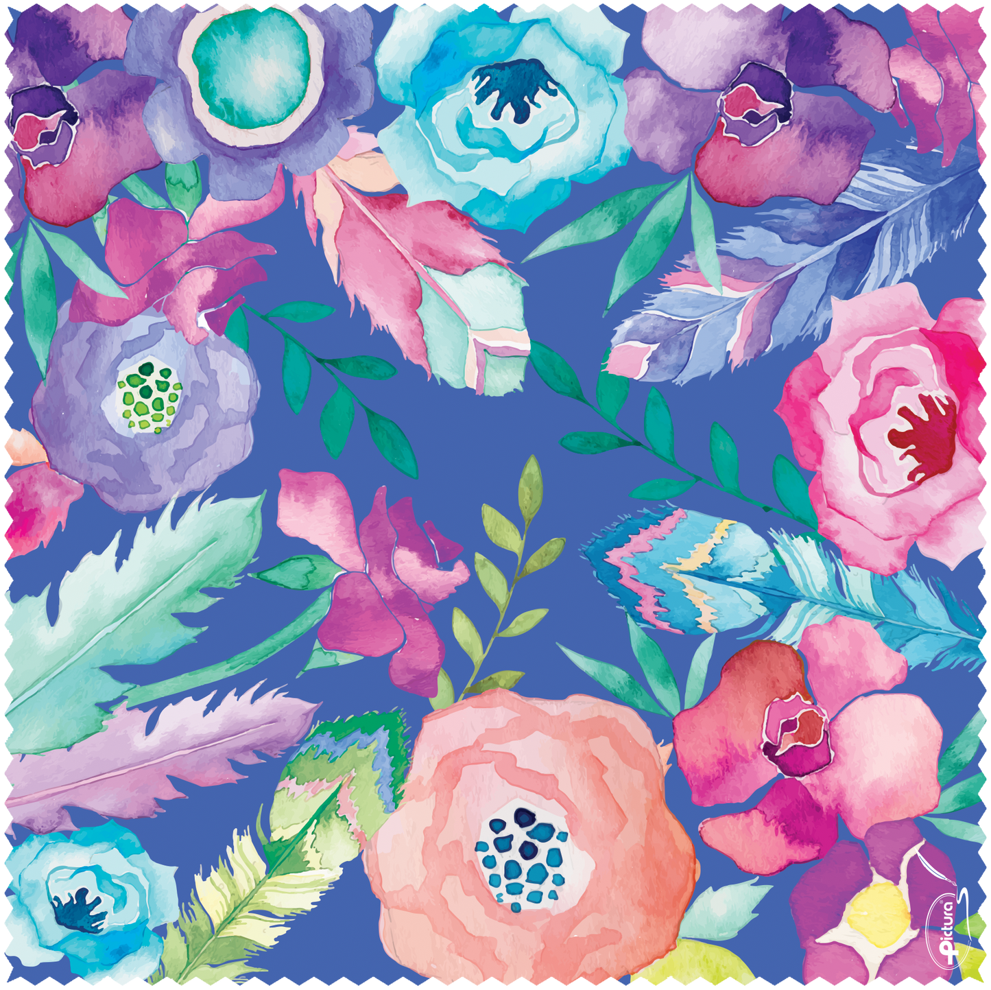 Feather Floral Jane Smart Cloth - Cardmore
