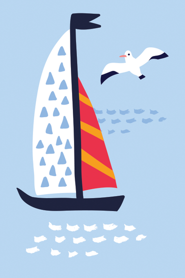 Sailing Boats Smart Cloth - Cardmore