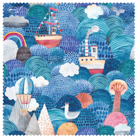 Nautical Seascape Smart Cloth