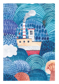 Nautical Seascape Smart Cloth