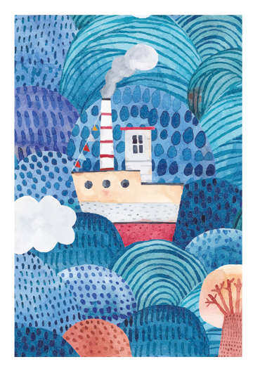 Nautical Seascape Smart Cloth