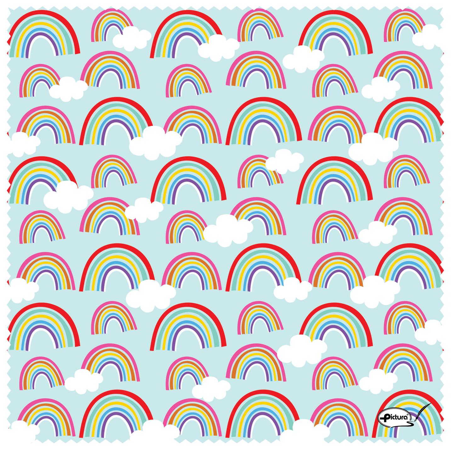 Rainbow And Clouds Smart Cloth