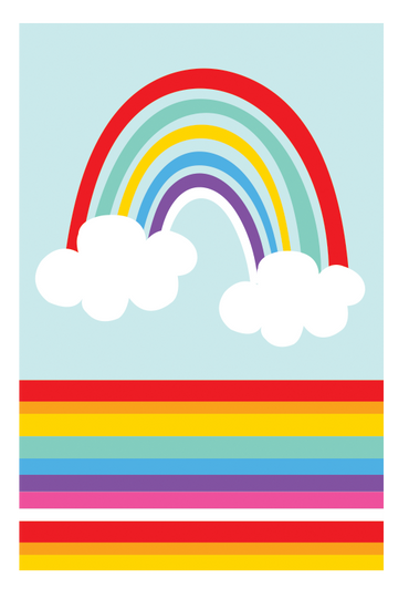 Rainbow And Clouds Smart Cloth