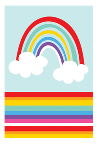 Rainbow And Clouds Smart Cloth