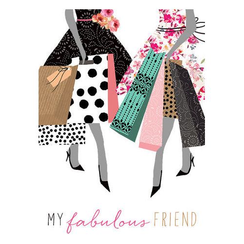 Friendship Birthday Card Shopping Sara Miller - Cardmore