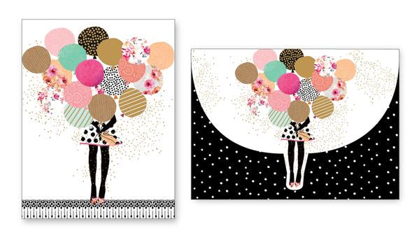 Girl & Balloons Sara Miller Portfolio - Cardmore