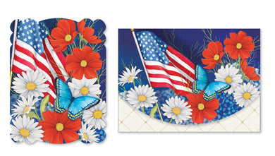 Note Card Portfolio Red White & Bloom - Cardmore