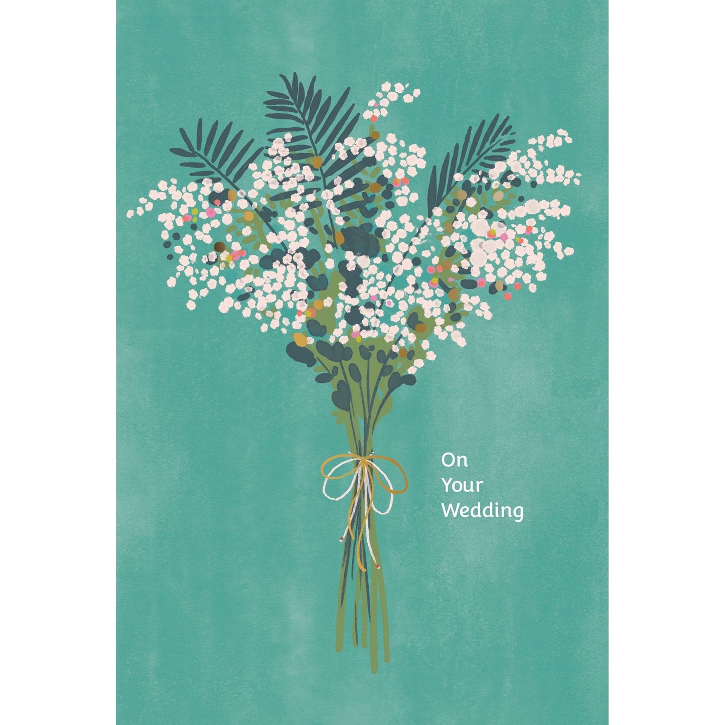 Bouquet Of Blossoms Wedding Card - Cardmore