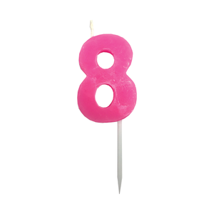 8 Eight Wax Number Candle Party Partners - Cardmore