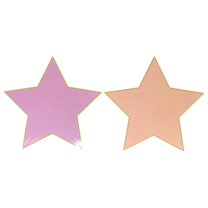 Pink & Peach Star Dessert Plates Party Partners - Cardmore