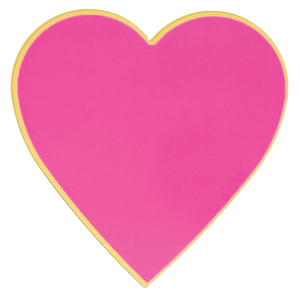 Pink Heart Dessert Plates Party Partners - Cardmore